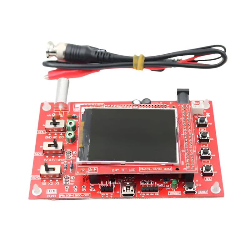DSO138 2.4″ TFT Handheld Pocket-size Digital Oscilloscope Kit DIY Parts Electronic Learning Set Soldered - View 2