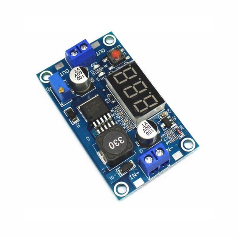 XL6009 Adjustable DC-DC Step-Up Boost Power Converter Module with Digital Display - View 1