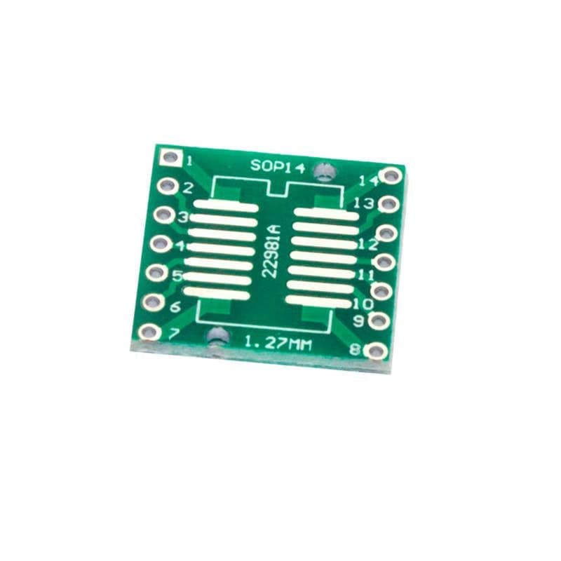 SSOP14 0.65 and 1.27mm pitch adapter board - View 2