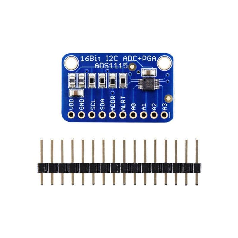 ADS1115 16-Bit ADC 4 Channel Analog to Digital converter with Programmable Gain Amplifier (Original IC) - View 1