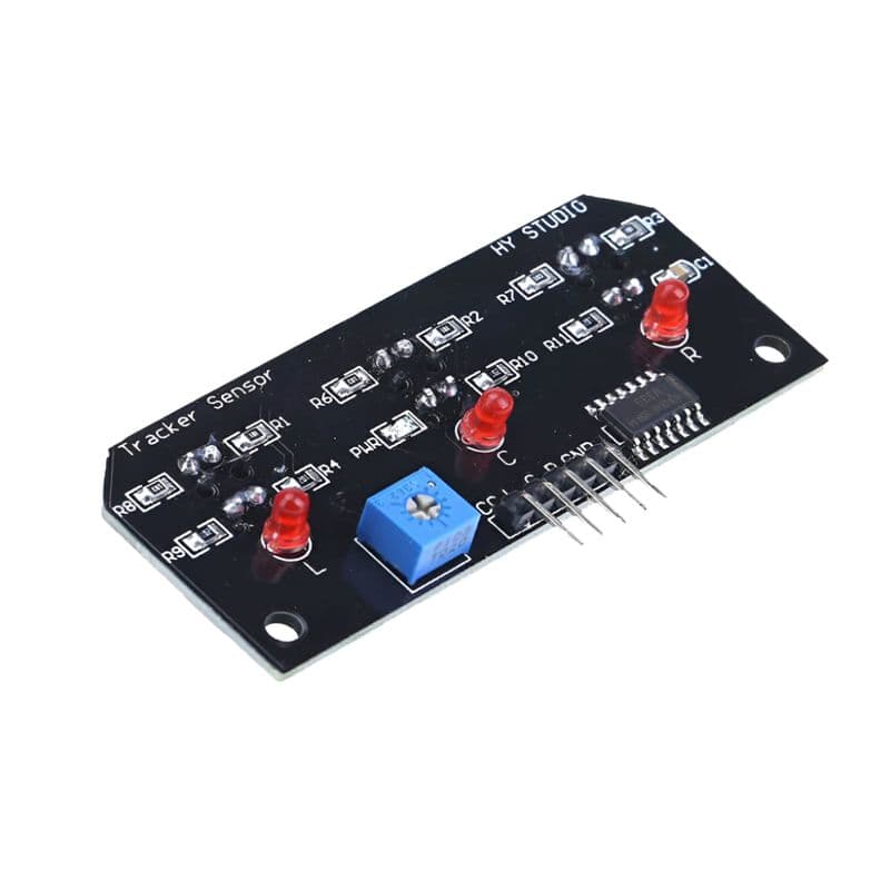 3 Channel Path Tracing Module Obstacle Avoidance infrared detection Module - View 1