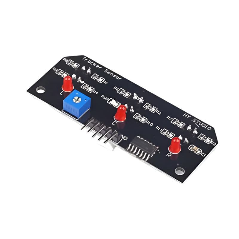 3 Channel Path Tracing Module Obstacle Avoidance infrared detection Module - View 2