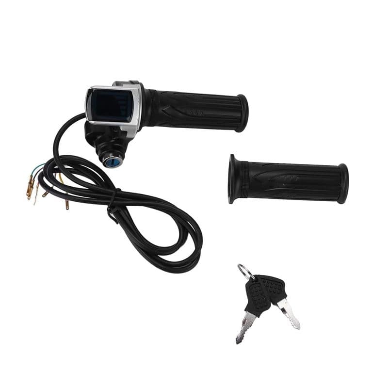 Digital Throttle With Voltage Display and Lock System Universal Motorcycle Kit - View 1