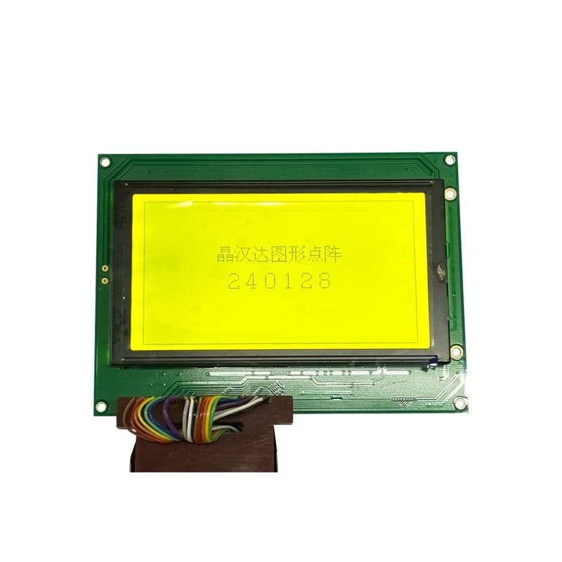 240×128 240128 Dots JHD Original graphics module Green black - View 3