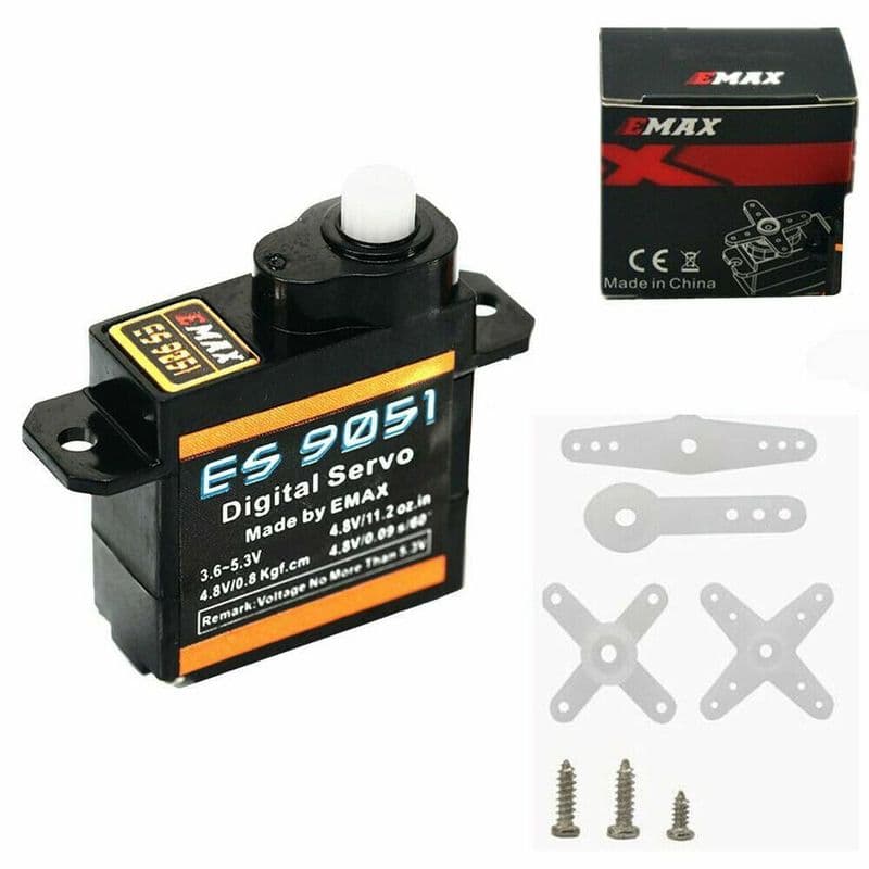 Emax ES9051 4.3g Digital Mini Servo For RC Model - View 1