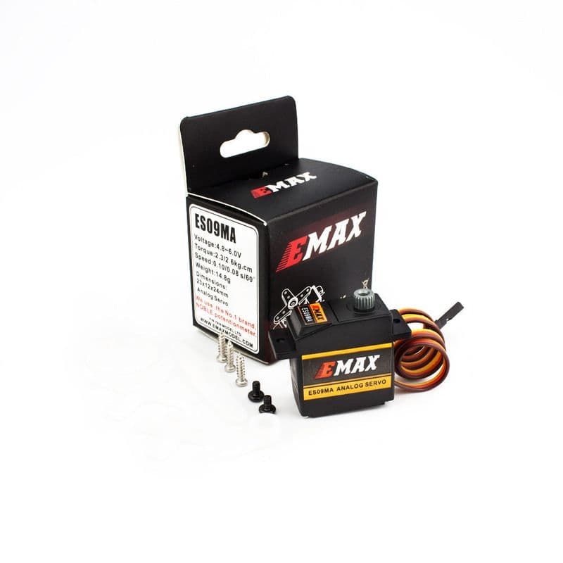 ES09MA (dual-bearing) specific swash servo for 450 helicopters - View 1