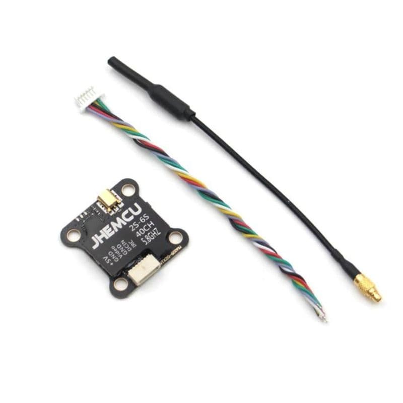 Original JHEMCU 20X20mm VTX20-600 5.8G 40CH PitMode 25mW 100mW 200mW 400mW 600mW Adjustable VTX 7-26V - View 1