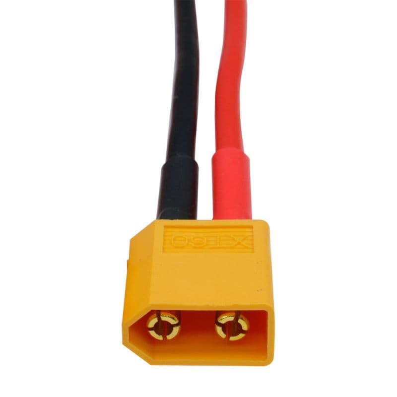 SafeConnect XT60 Male with 14AWG Silicon Wire 10cm - View 2