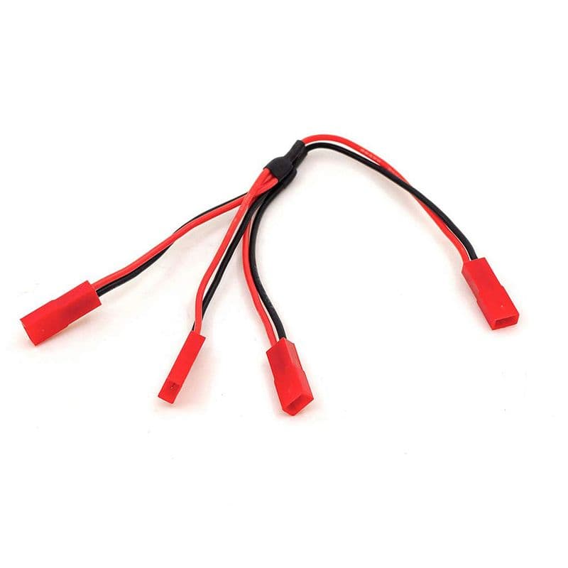 JST 1 Female To 3 Female Parallel Connection Cable - View 1