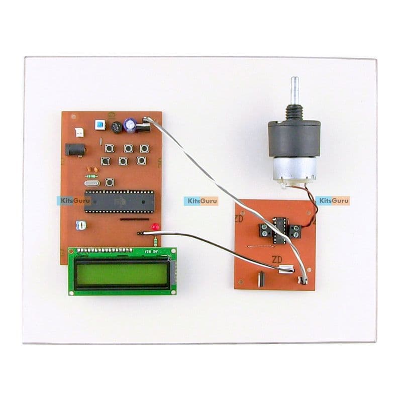DC Motor Speed Controller Using 8051 - View 1