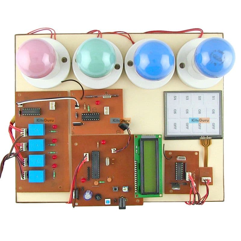 Touch screen based wireless modern home automation system - View 1