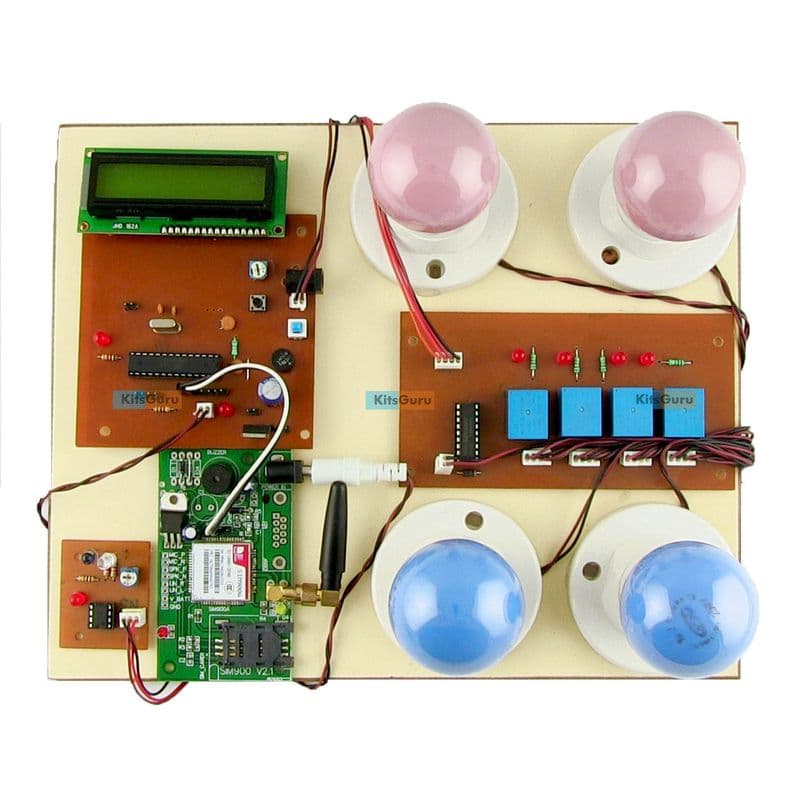 Home Automation and Security System Using GSM - View 1