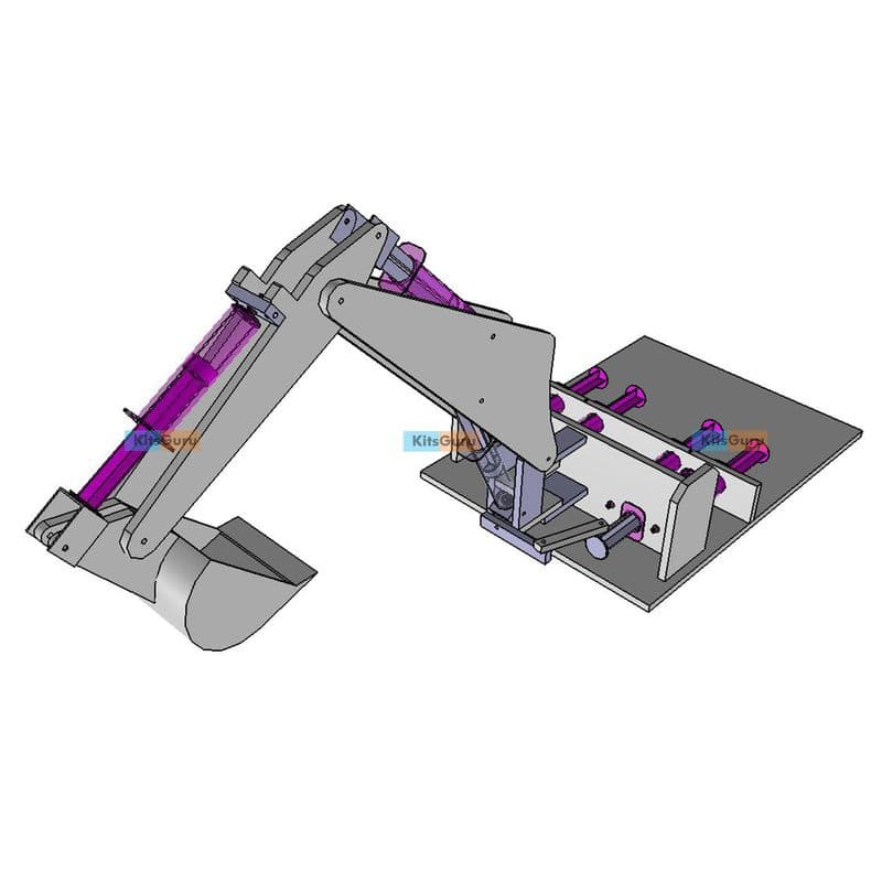 Four Axis Hydraulic JCB using Syringe - View 1