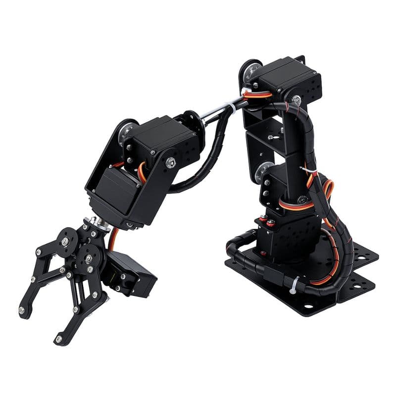 6DOF Metal Robot Arm with Mechanical Clamp Claw Without Servo - View 2