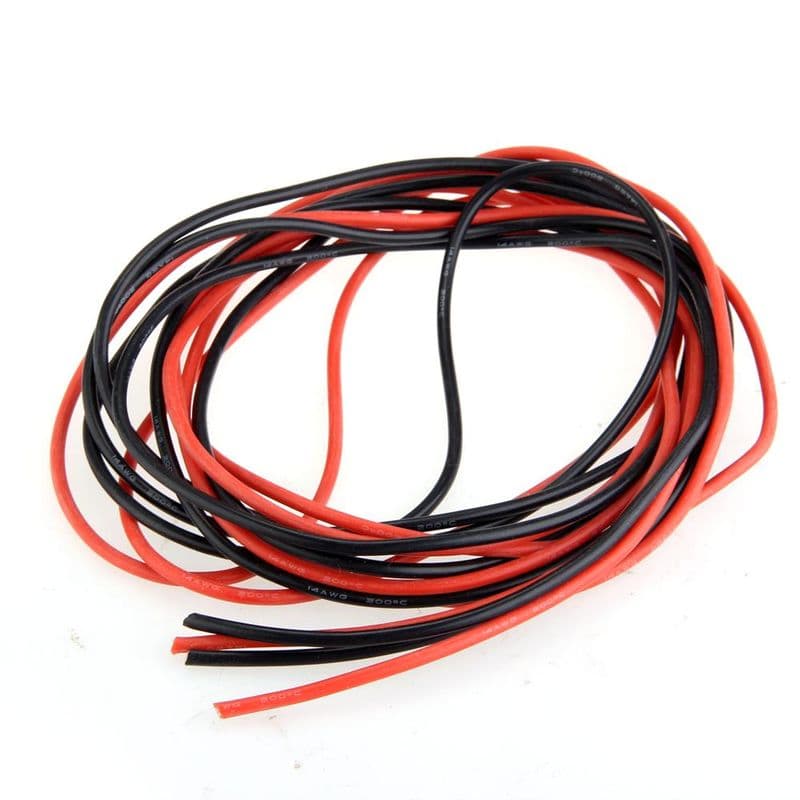 Hookup Wires Red & Black set 1 Meters each - View 1