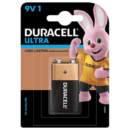 Duracell: 9V Ultra Alkaline Battery - View 1