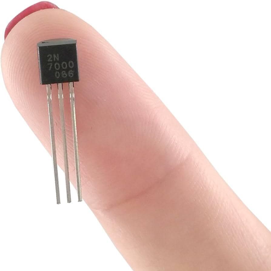 2N7000 N Channel MOSFET TO92 Package - View 2