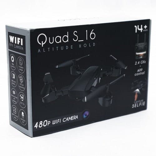 Quad: S_16 Drone Camera S16 Wifi Fpv Mavic 4k HD Camera With Remote Control - View 1