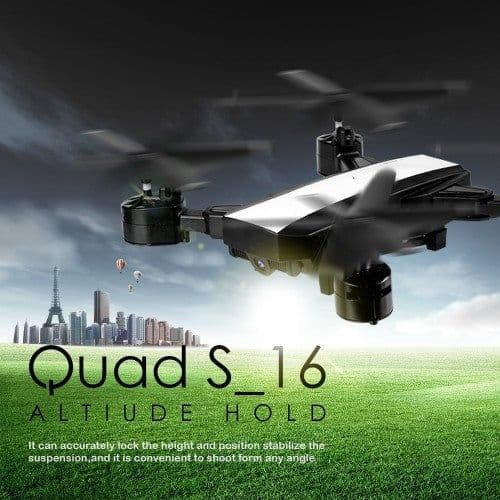 Quad: S_16 Drone Camera S16 Wifi Fpv Mavic 4k HD Camera With Remote Control - View 3