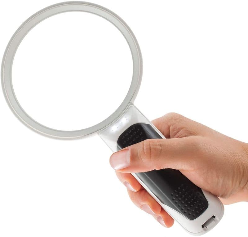 Magnifying Glass with Light - 3 Lens Set (2x + 3.5x + 10x) - View 2
