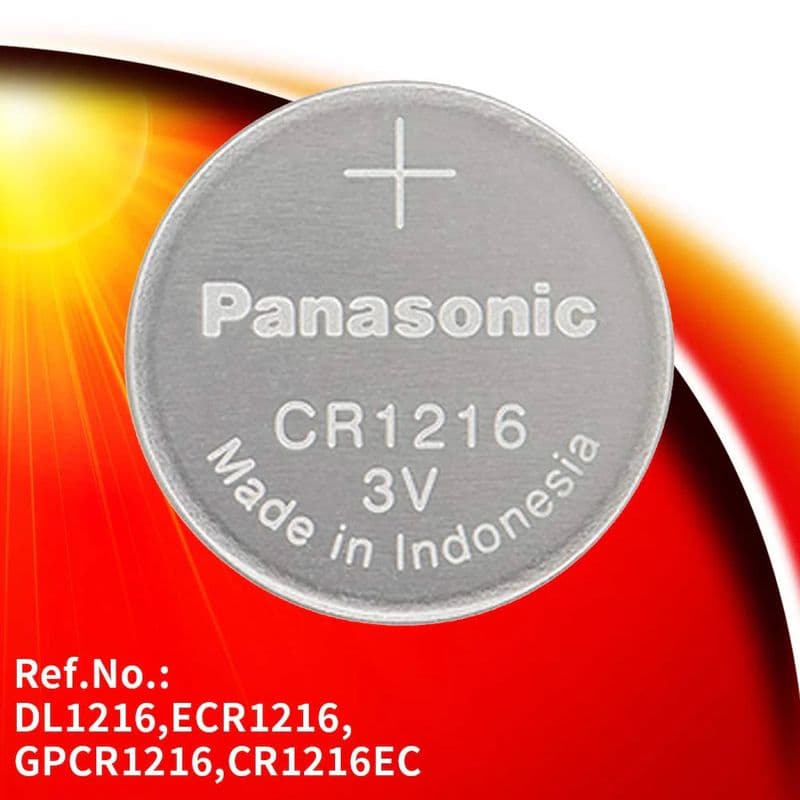 Panasonic: 3V Non-Rechargeable Round Lithium Coin Button Cells - View 3