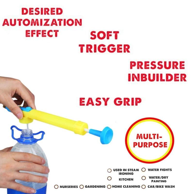 Handheld Bottle Sprayer Pump with Adjustable Brass Nozzle for DIY/Garden/Wash - View 2