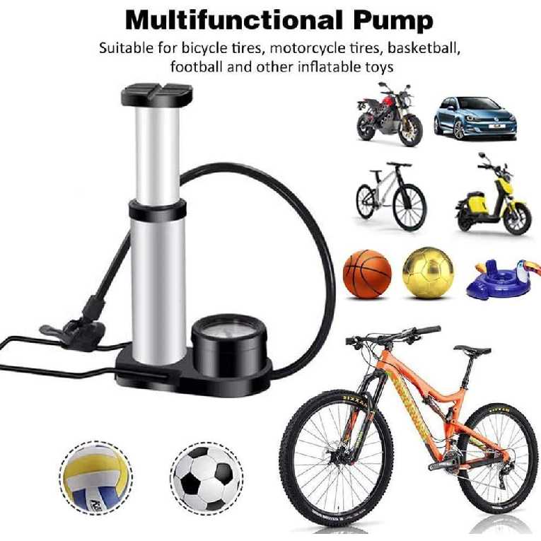 Portable Mini Foot Pump Inflator For Bike/Cars/Cycle/Ball - View 2