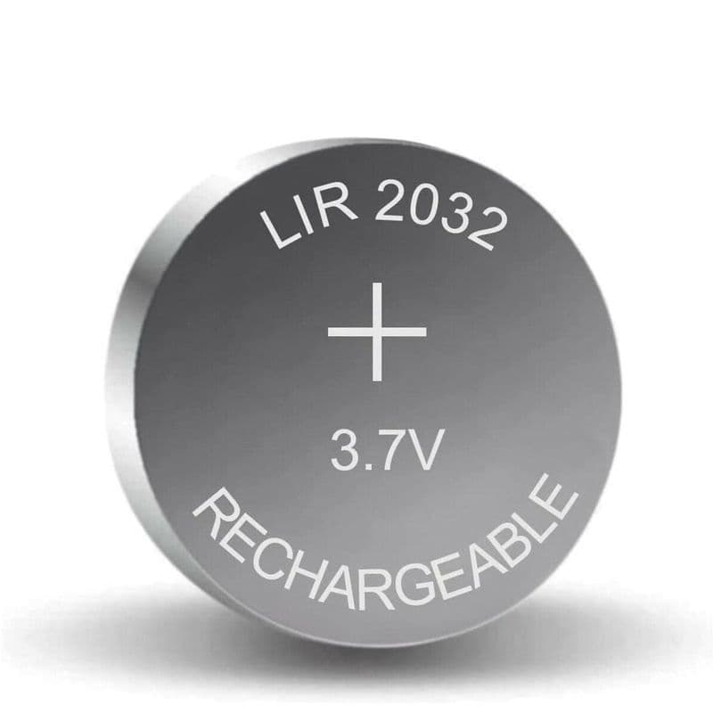 LIR 3.6V Rechargeable Round Lithium-Ion Coin Button Cells - View 1