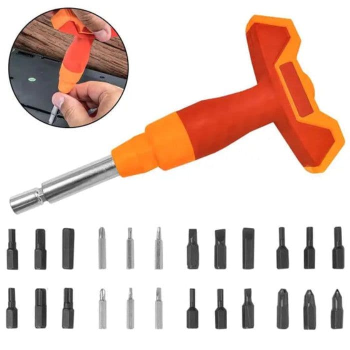 25Pcs Screwdriver Multi-Bit Tool Kit for DIY Enthusiasts - View 1