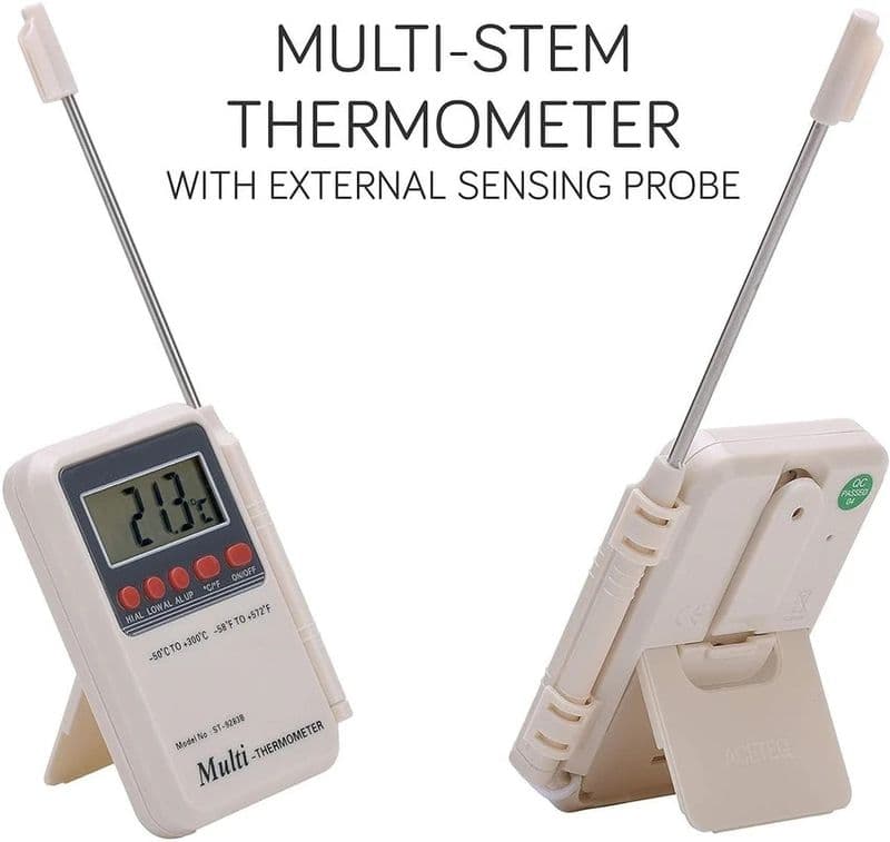 Digital Multi Stem Thermometer with External Sensing Probe - View 2