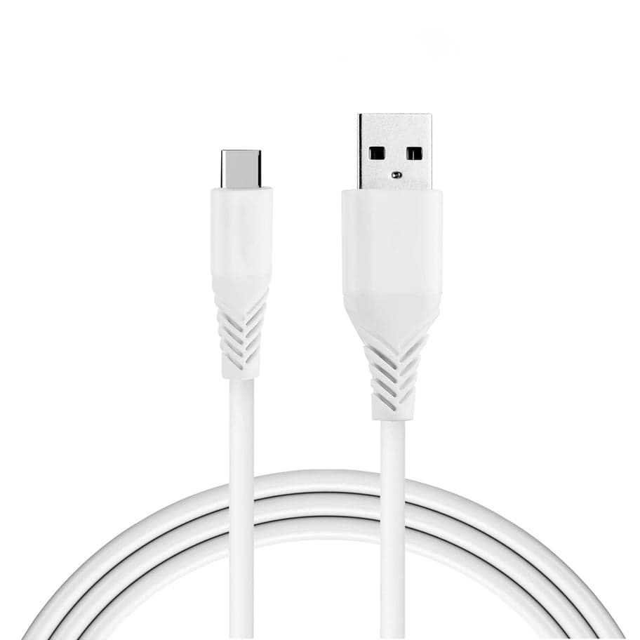 Generic: (Low Cost) Type-C USB Data Cable Black/White - View 1
