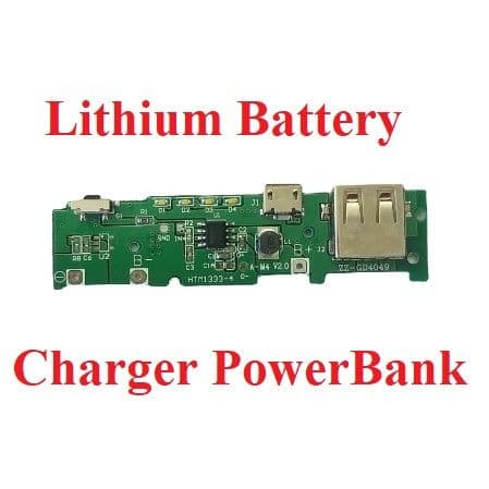5-Volt 1-Amp USB-A + Micro-USB 4-LEDs Power Bank Charging Module - View 2