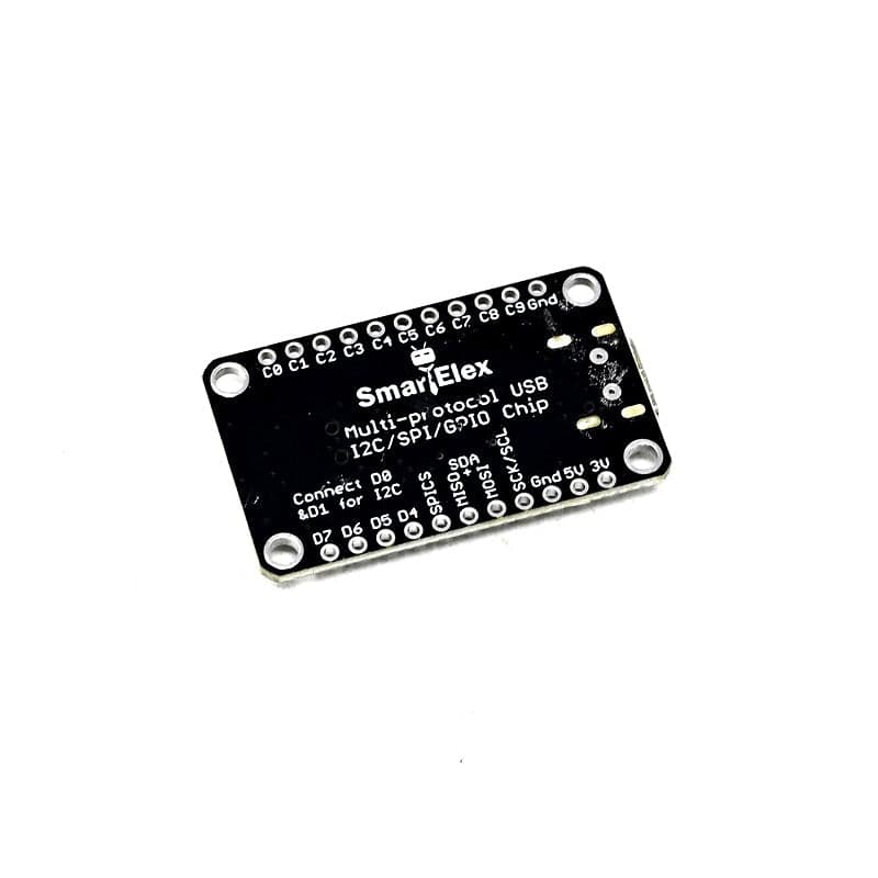 SmartElex FT232H Breakout - USB C to GPIO+SPI+I2C - View 3