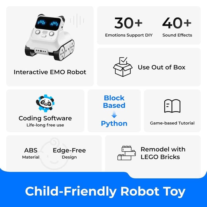 Makeblock Codey Rocky: Smart Robot Toy for Interactive Playing and Learning - View 3