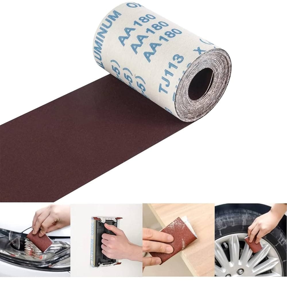 Sandpaper Roll Brown Continous Abrasive Cloth Roll - View 2