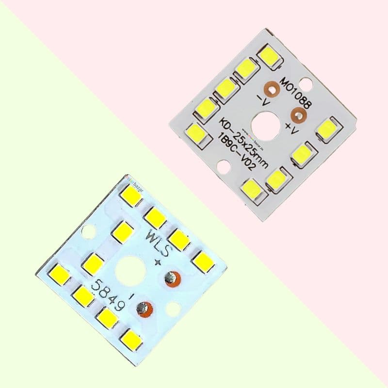 9W MCPCB 25x25mm Metal Core LED PCB - View 1