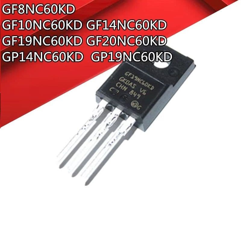 IGBT GP19NC60KD TO-220 Transistor | 600V 19A Power Switch - View 3