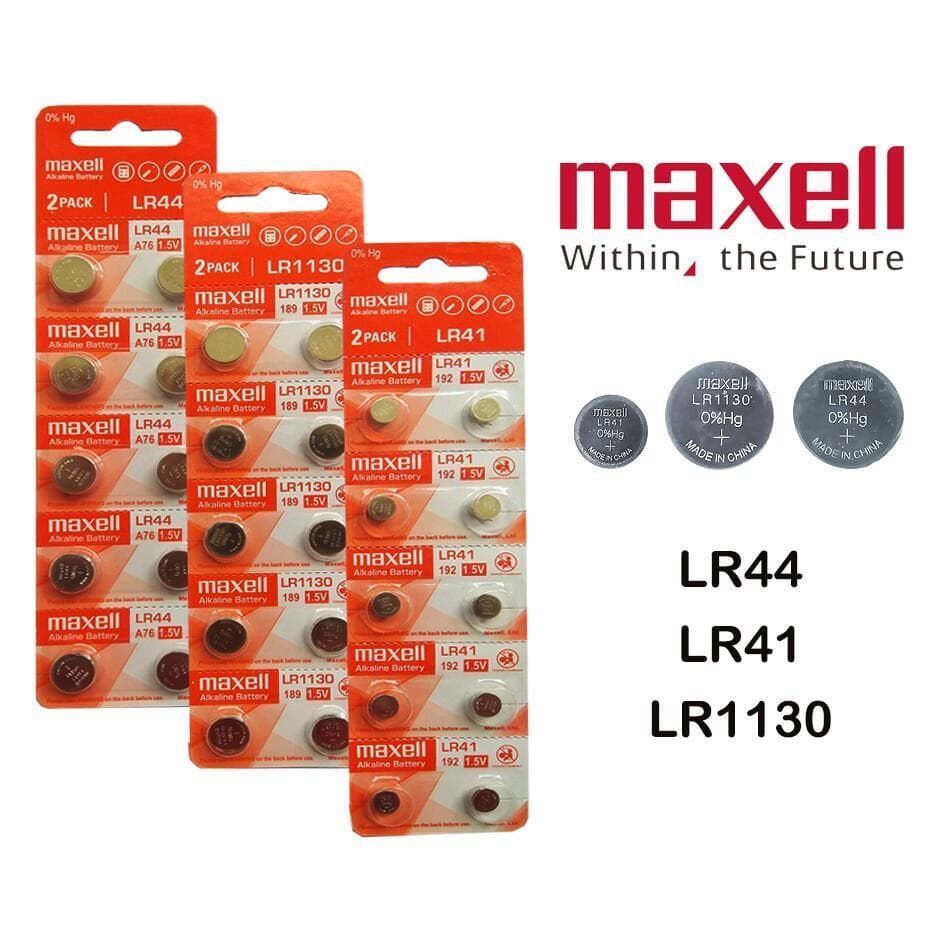 Maxell Original 1.5V Non-Rechargeable Round Alkaline Button Battery - View 1