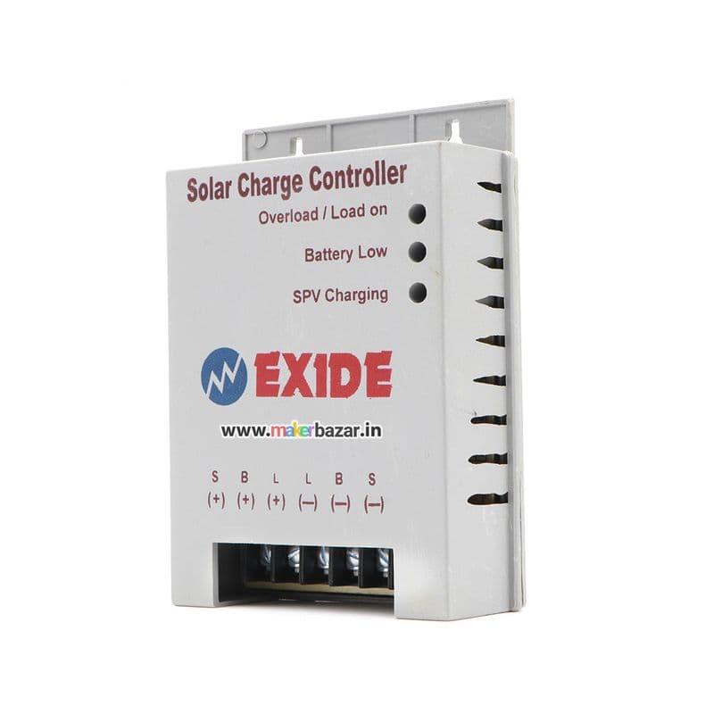Exide 12V/24V 10A PWM Solar Charge Controller - View 1