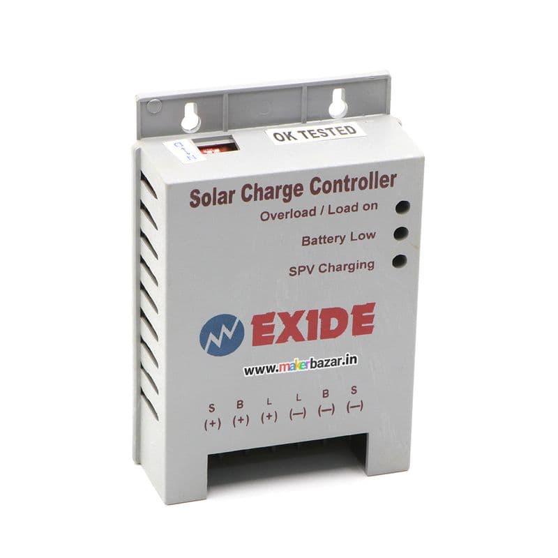 Exide 12V/24V 10A PWM Solar Charge Controller - View 2