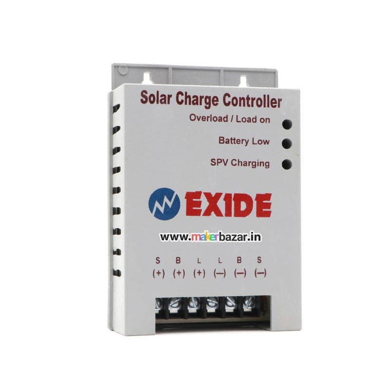 Exide 12V/24V 6A PWM Solar Charge Controller - View 1