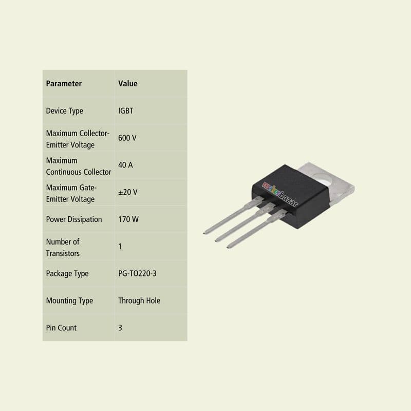 Infineon TRENCHSTOP Single IGBT Transistors Through-Hole - View 3