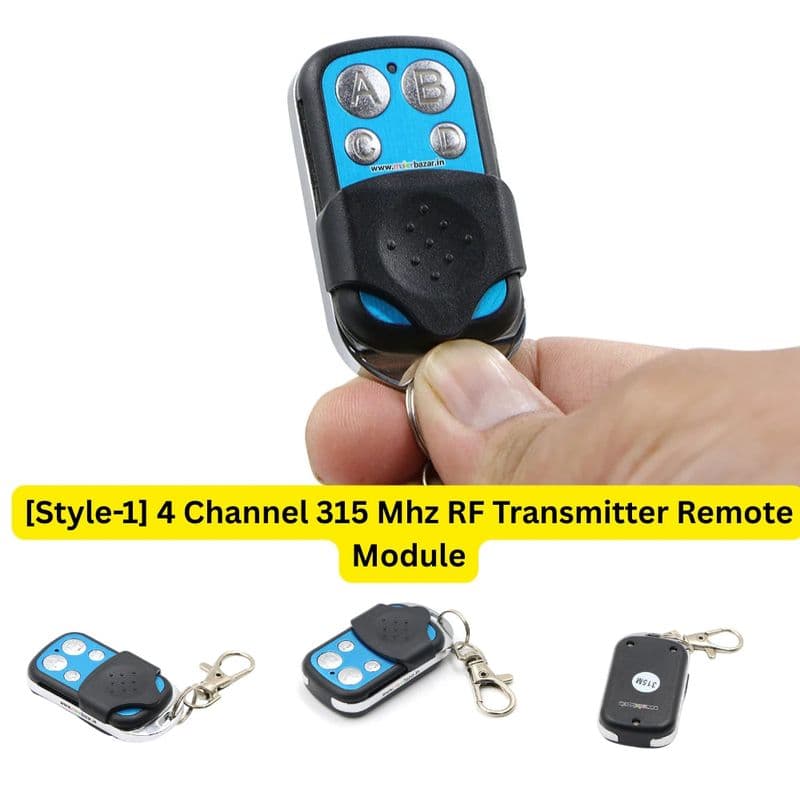 4 Channel 315 Mhz RF Transmitter Remote Module - View 1