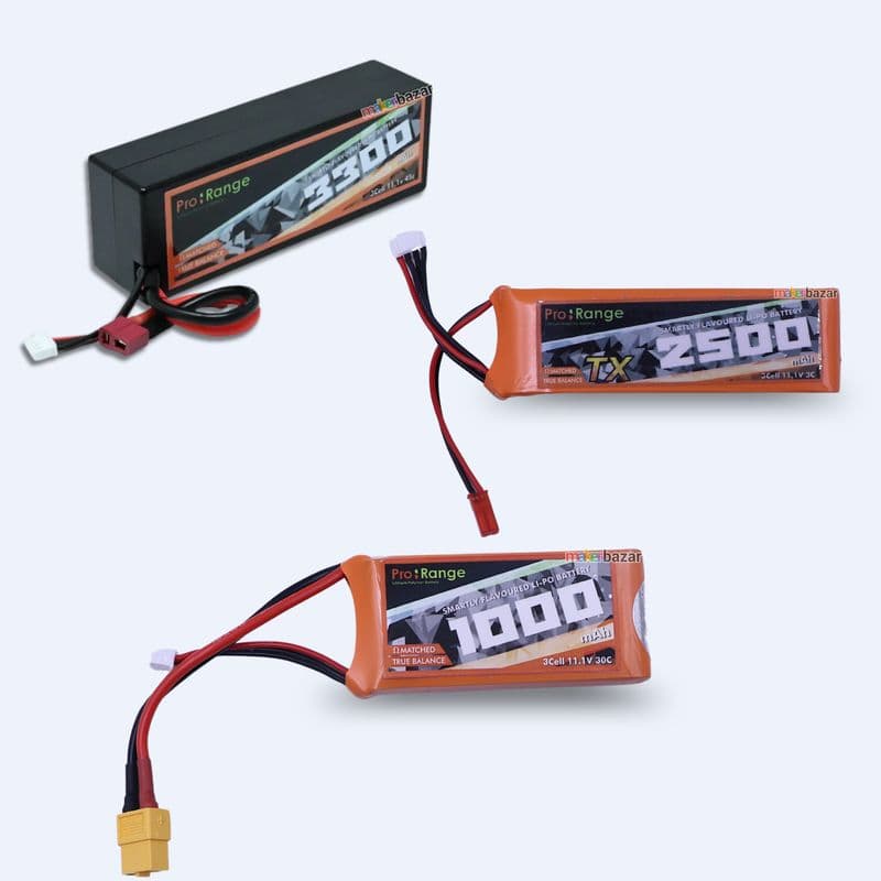 Pro-Range 11.1V 3S Lithium Polymer (LiPo) Battery Pack - View 1