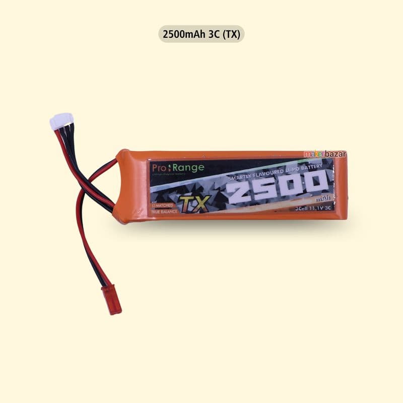Pro-Range 11.1V 3S Lithium Polymer (LiPo) Battery Pack - View 3