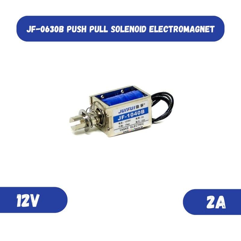 JF-0630B DC 10mm 6N Push Pull Solenoid Electromagnet - View 2