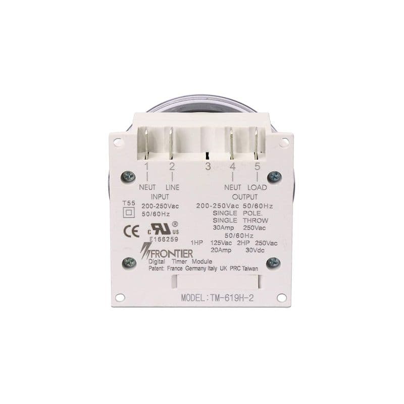 Frontier TM619H-2 30A 4PIN 230VAC Digital Timer Programmable Time Switch with LCD - View 2
