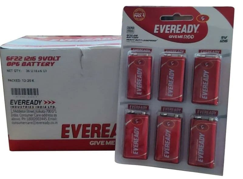 Eveready: 9Volt Alkaline Battery (Heavy Duty) - View 3