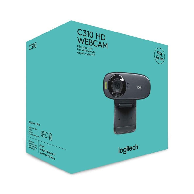 Logitech C310 Digital HD Webcam with Mic - View 1