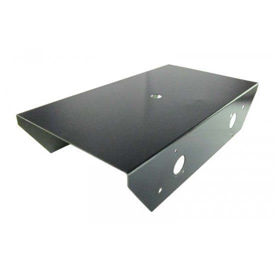 4 Wheel Metal Chassis Black for Robotic DIY Car - View 2